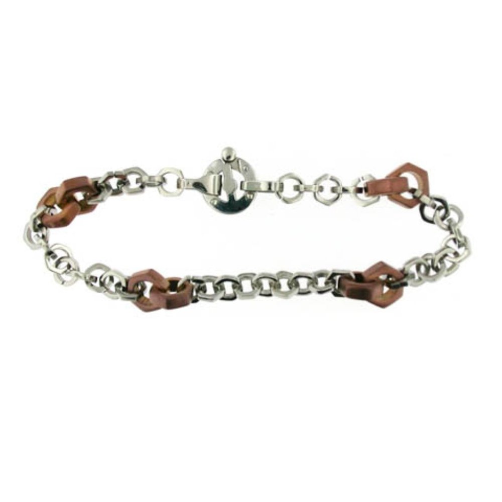 2 FOR $62! Men's Maronatto Stainless Steel Bracelet